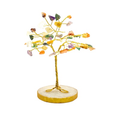 50 Bead Multi Tree on Gold Base